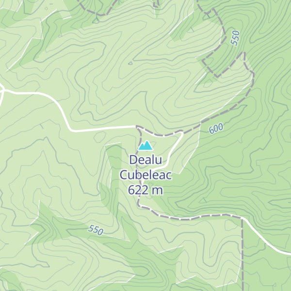 Map of Dealu Cubeleac