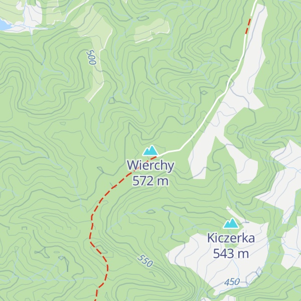 Map of Wierchy