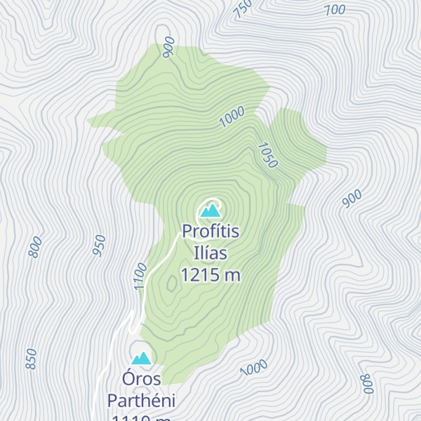 Map of Profítis Ilías