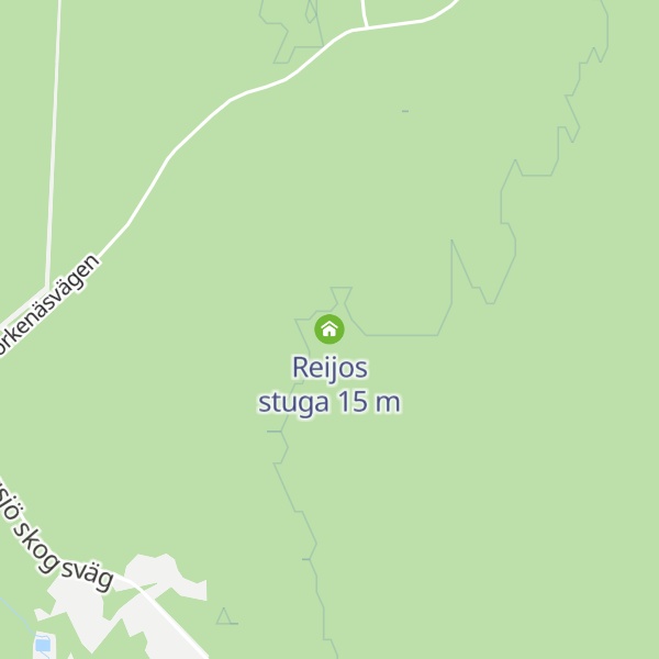 Map of Reijos stuga