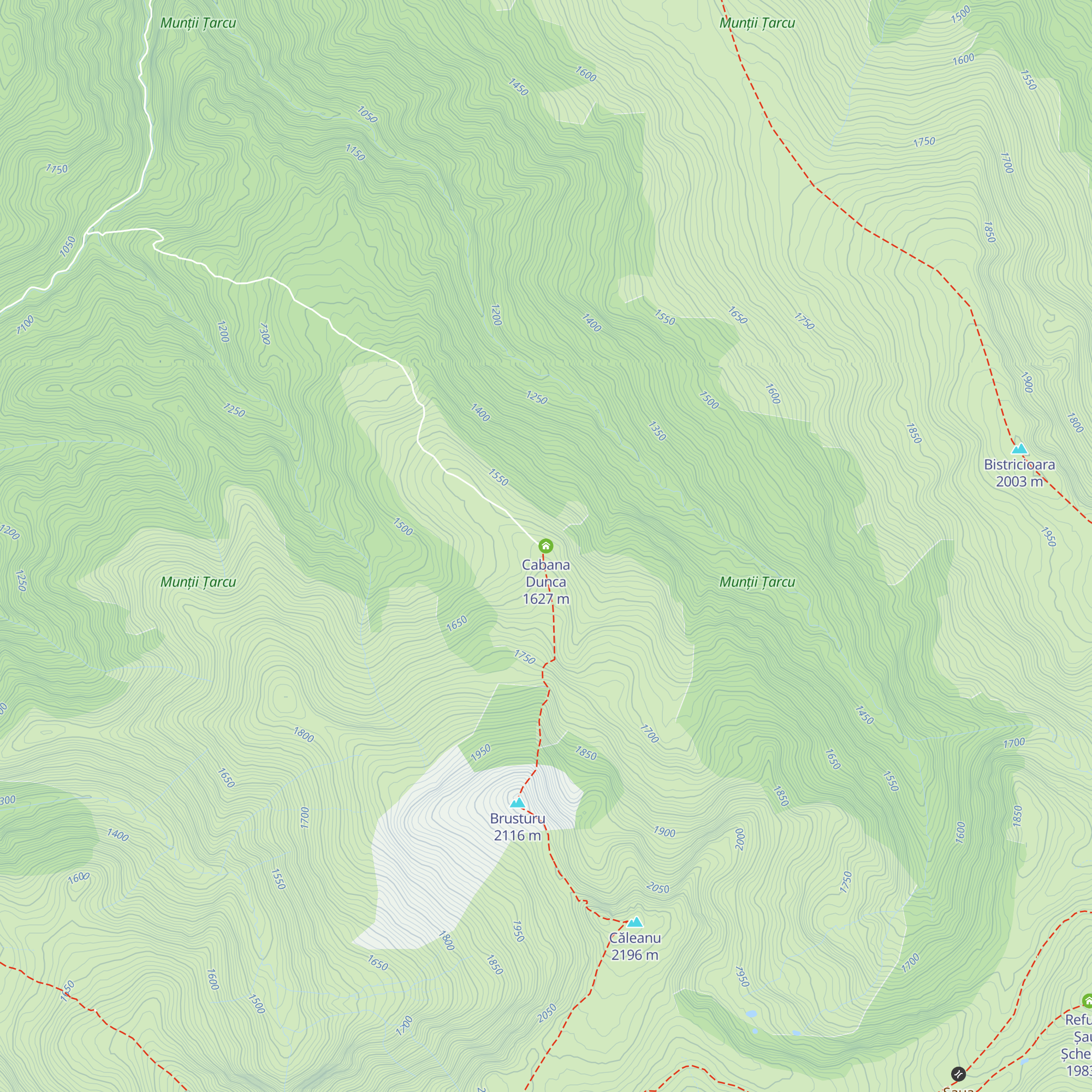 Cabana Dunca map