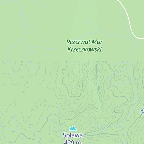 Map of Łysa Góra