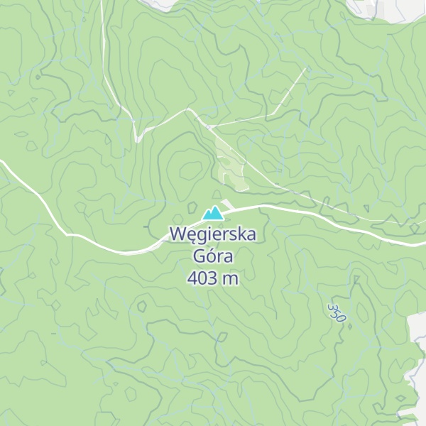 Map of Węgierska Góra
