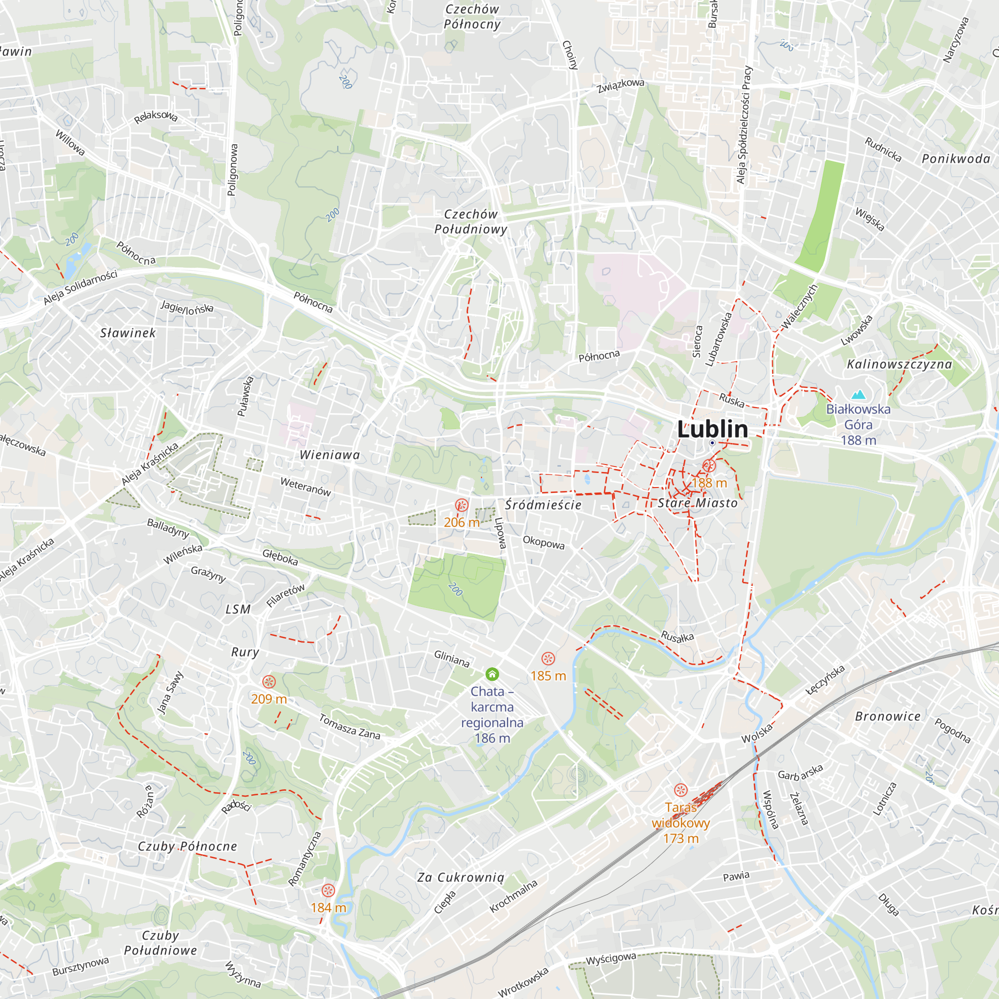 Biuro Obsługi Ruchu Turystycznego PTTK map