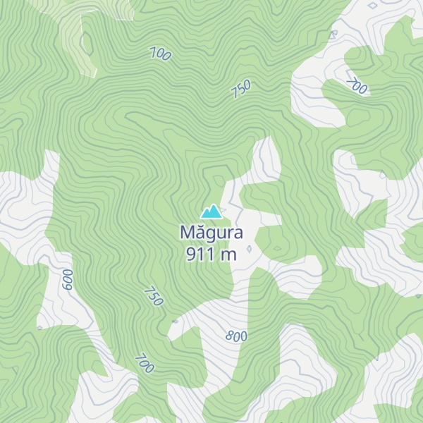 Map of Măgura