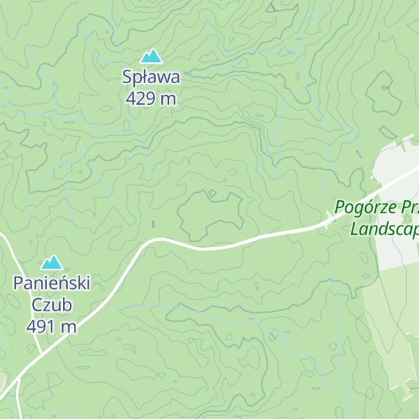 Map of Biała Góra