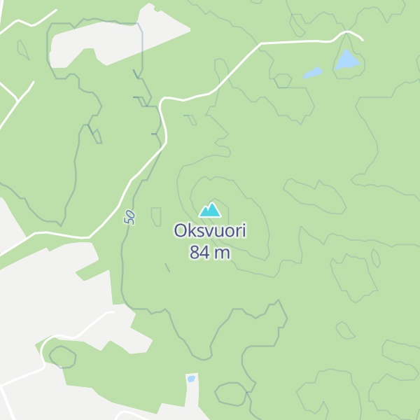 Map of Oksvuori