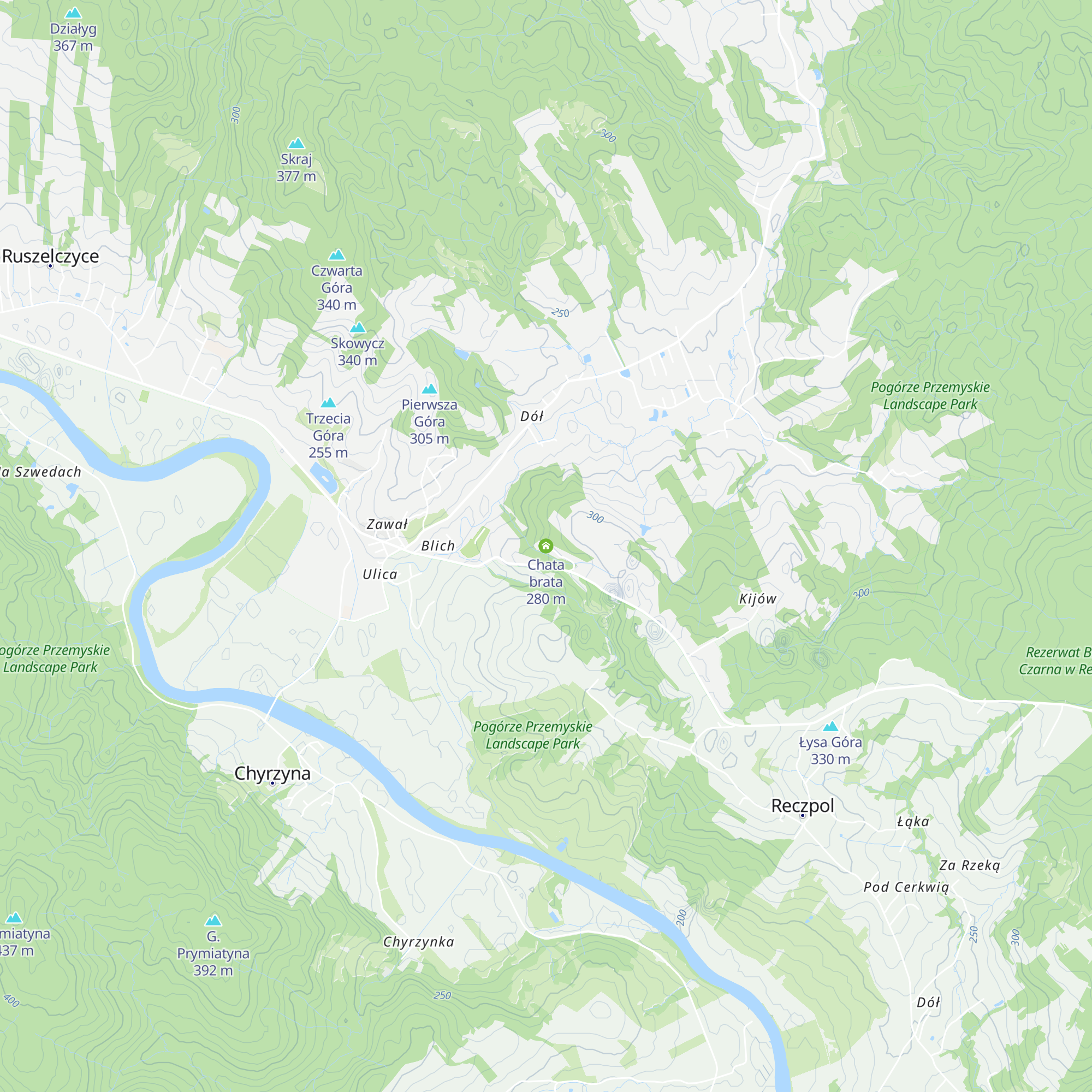 Chata brata map
