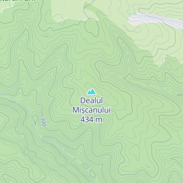 Map of Dealul Mișcanului
