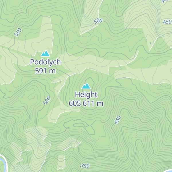 Map of Height 605