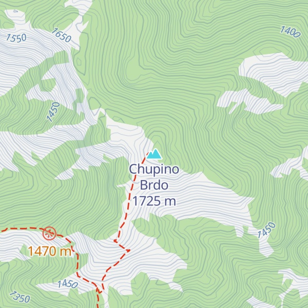 Map of Chupino Brdo