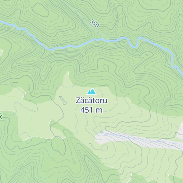Map of Zăcătoru