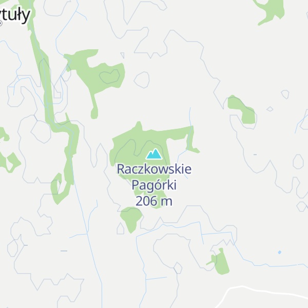Map of Raczkowskie Pagórki