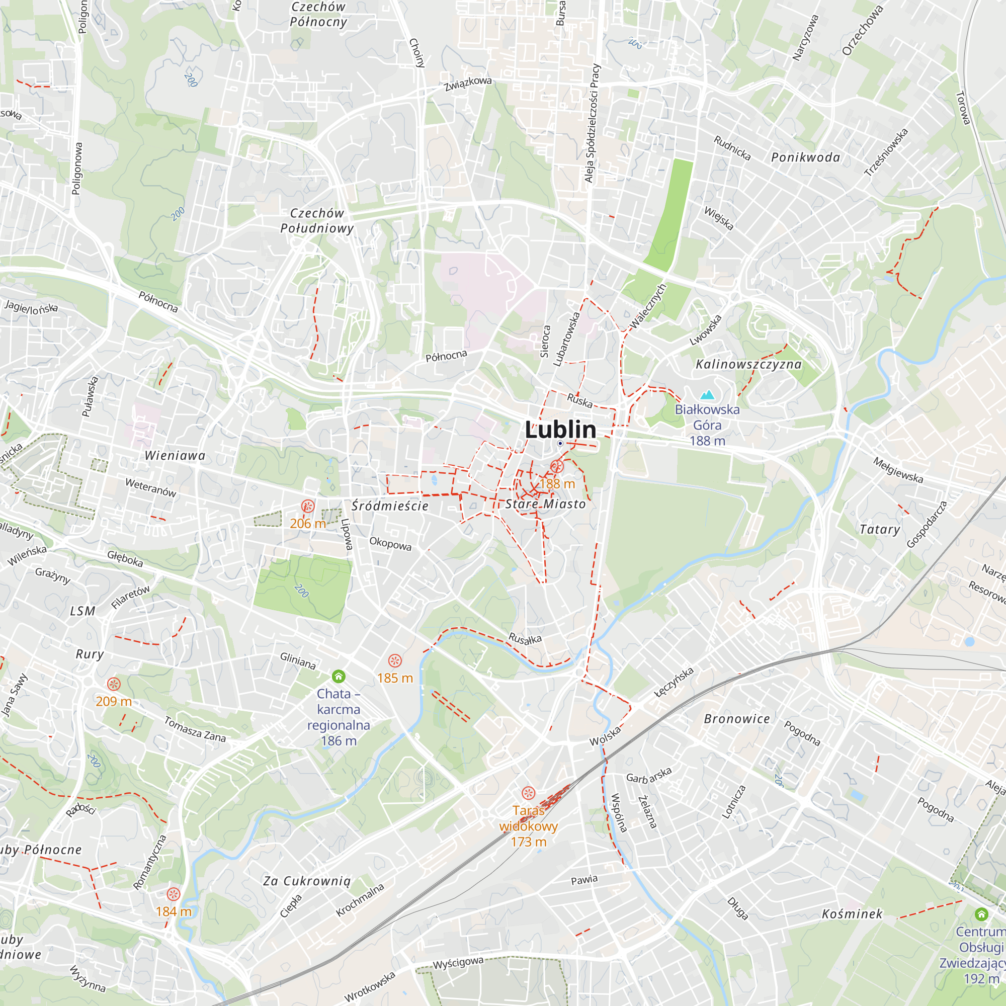 Lubelski Ośrodek Informacji Turystycznej i Kulturalnej map