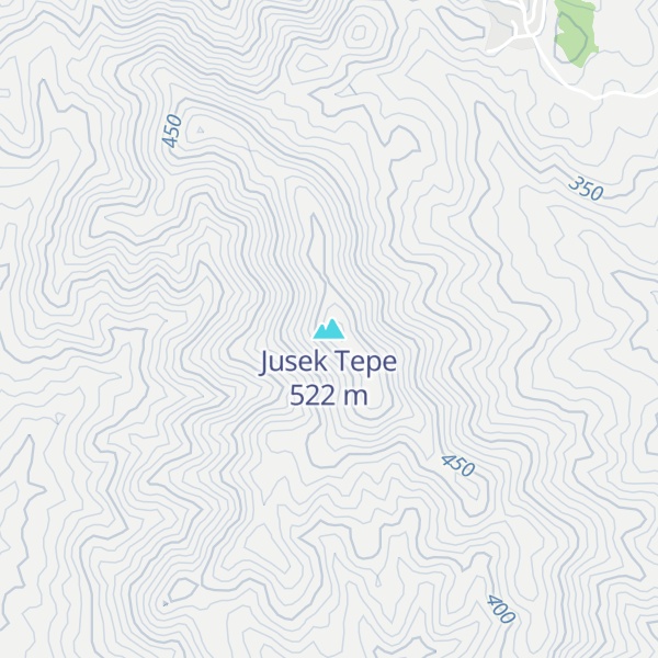 Map of Jusek Tepe