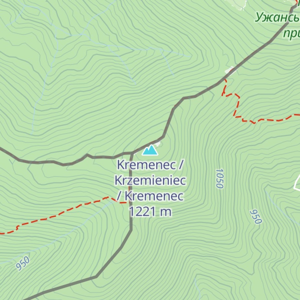 Map of Kremenec / Krzemieniec / Kremenec