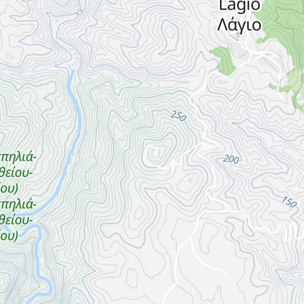 Map of Profitis Ilias