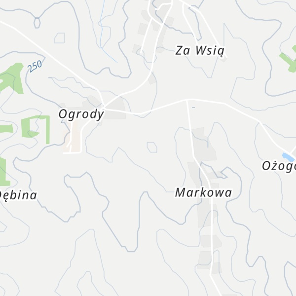 Map of Łysa Góra
