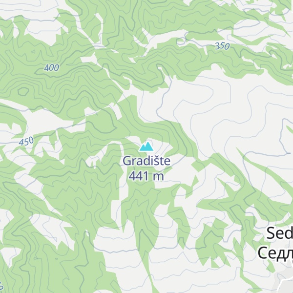 Map of Gradište