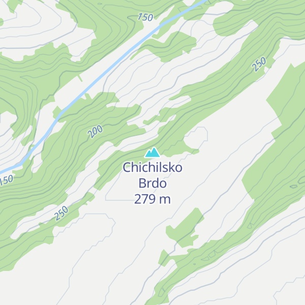 Map of Chichilsko Brdo