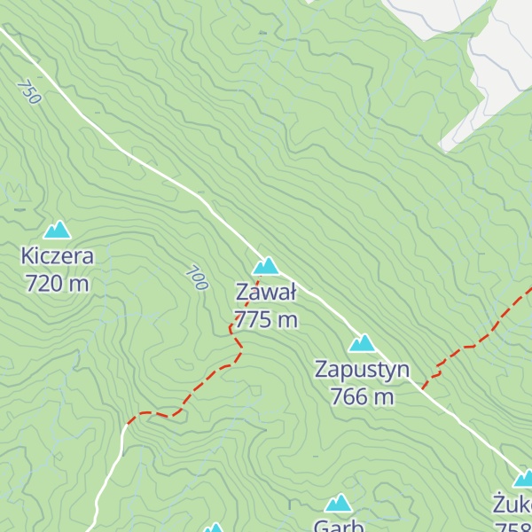 Map of Zawał