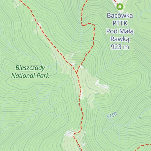 Map of Mała Rawka