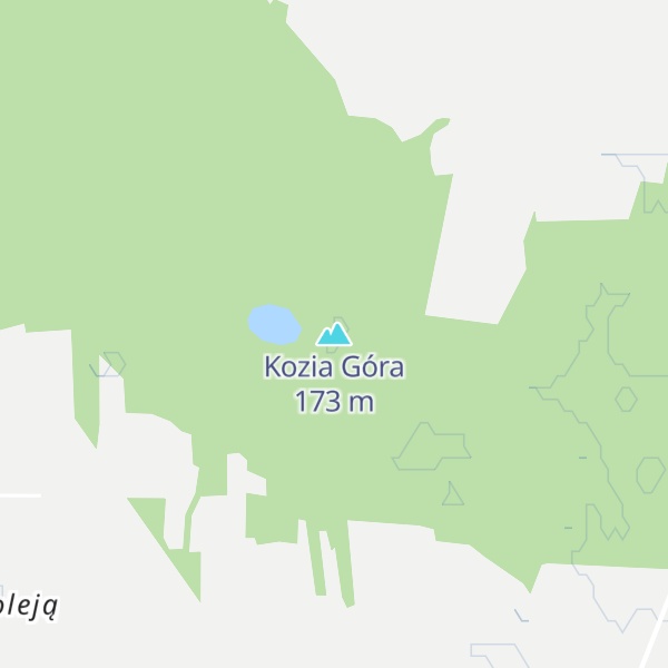 Map of Kozia Góra