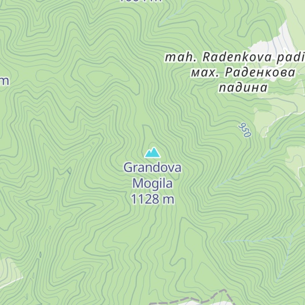 Map of Grandova Mogila