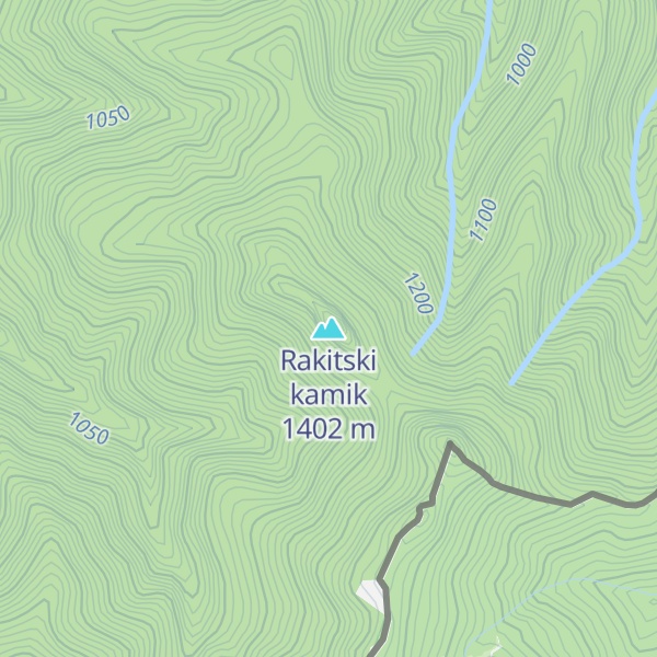 Map of Rakitski kamik