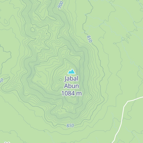 Map of Jabal Abun