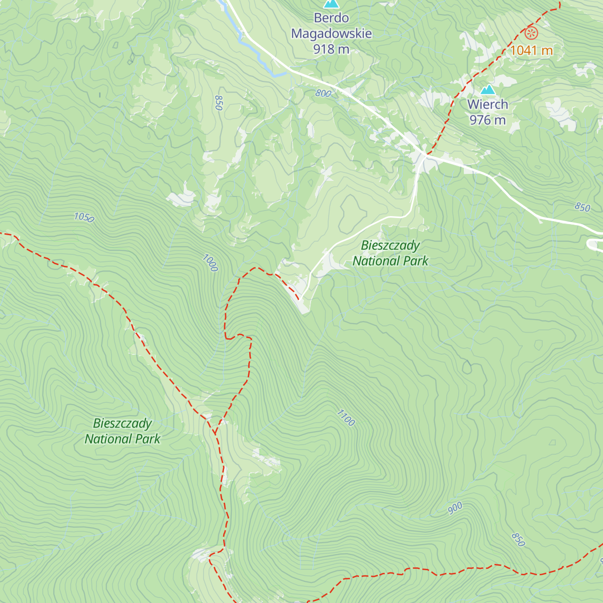 Bacówka PTTK Pod Małą Rawką map