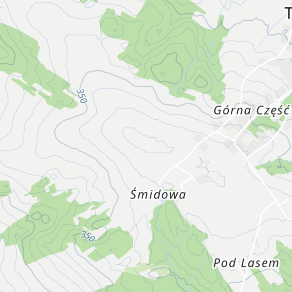 Map of Śmidowa Góra