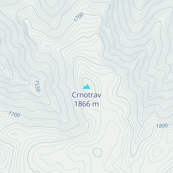 Map of Crnotrav