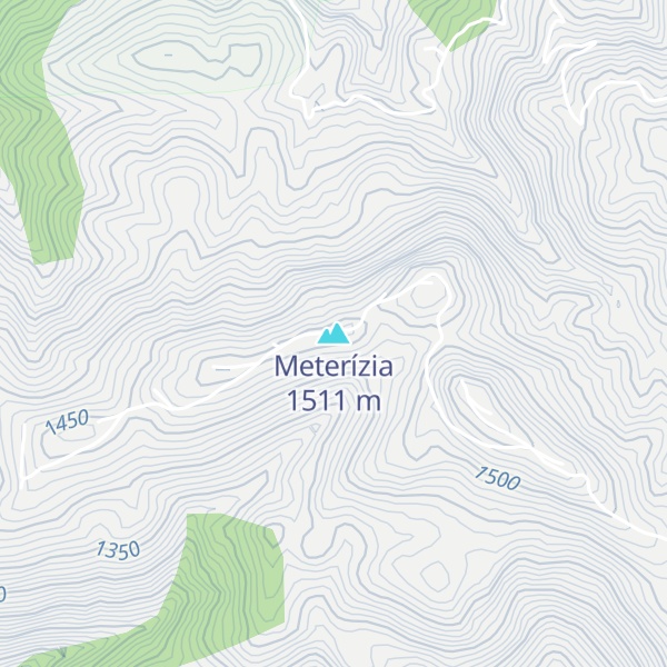 Map of Meterízia