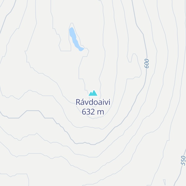 Map of Rávdoaivi