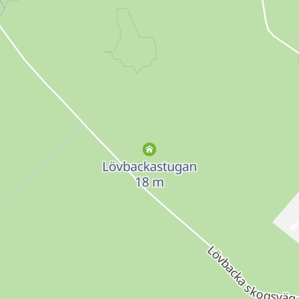 Map of Lövbackastugan