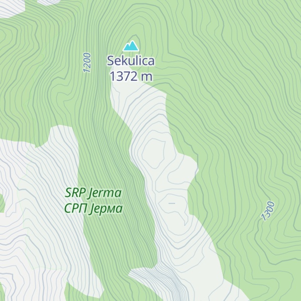 Map of Vrti bog
