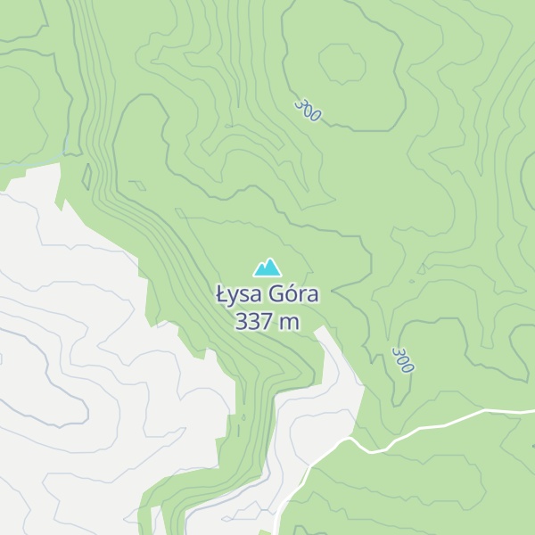 Map of Łysa Góra
