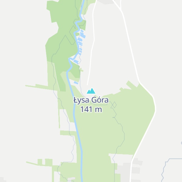 Map of Łysa Góra