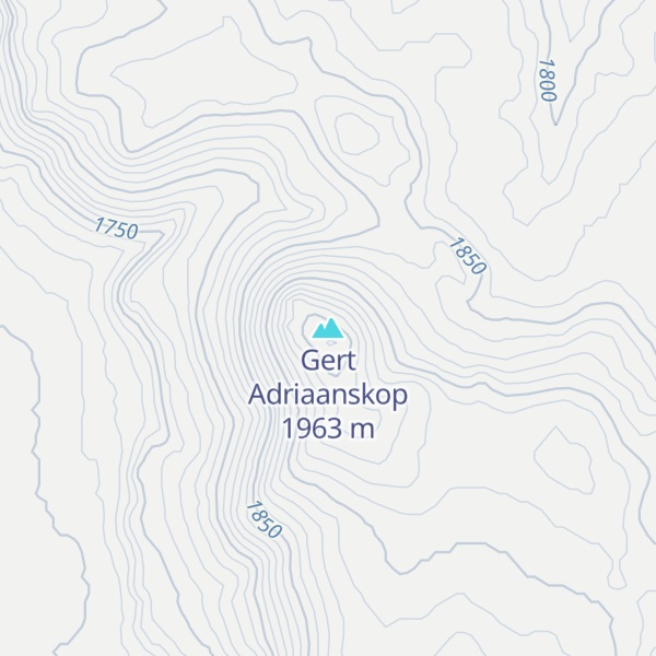 Map of Gert Adriaanskop