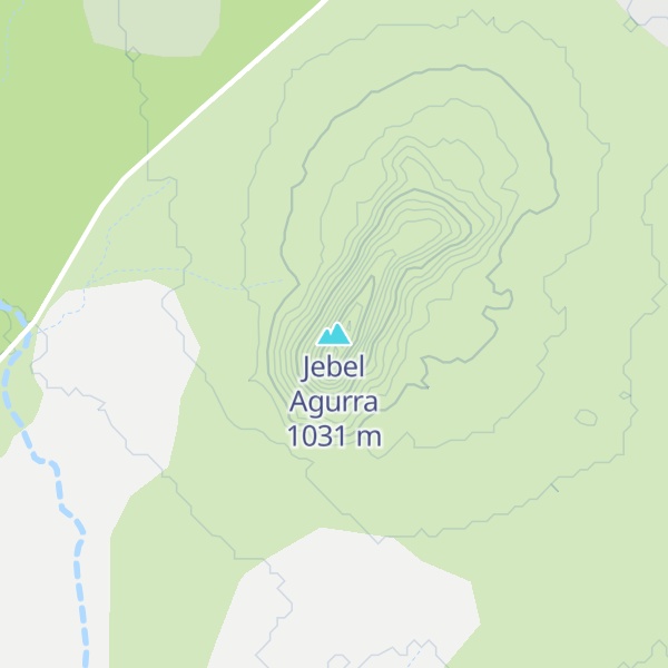 Map of Jebel Agurra