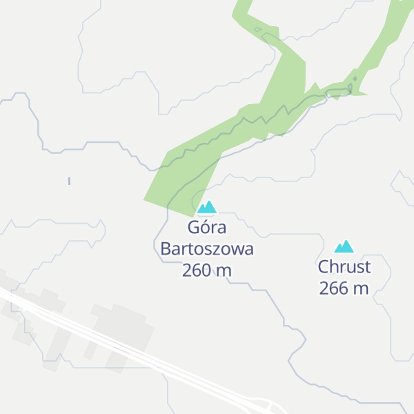 Map of Góra Bartoszowa