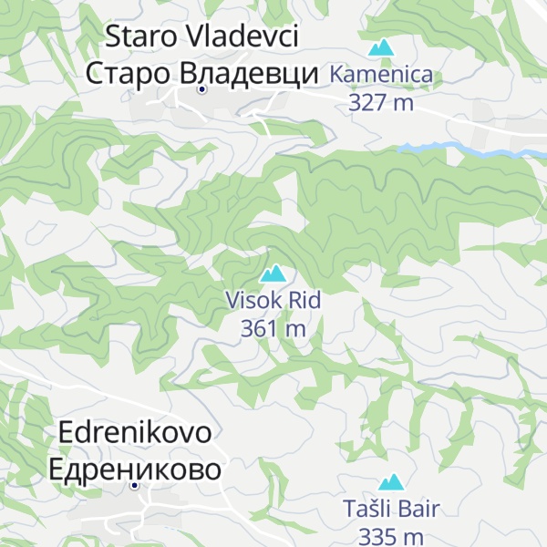 Map of Visok Rid