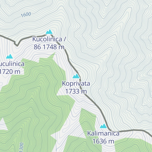 Map of Koprivata