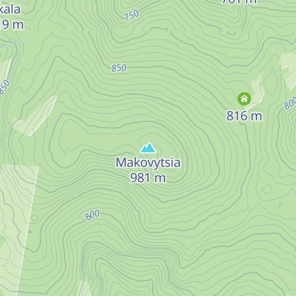 Map of Makovytsia