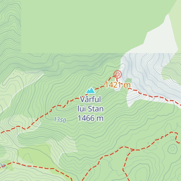 Map of Vârful lui Stan