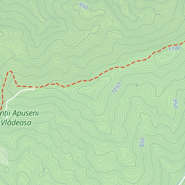 Map of Măgura Plaiului