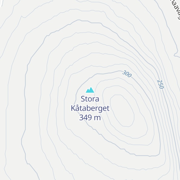Map of Stora Kåtaberget