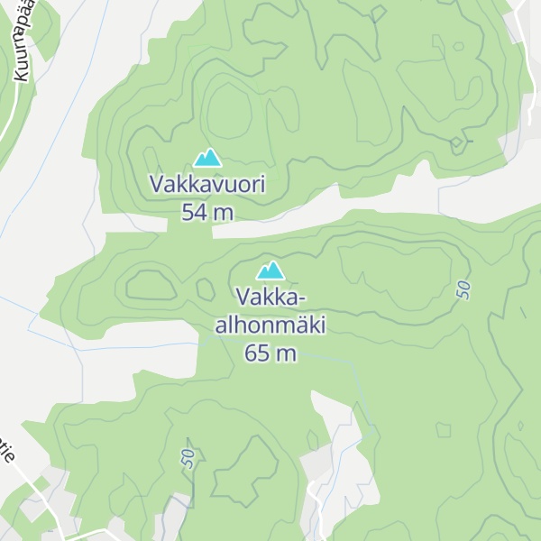 Map of Vakka-alhonmäki