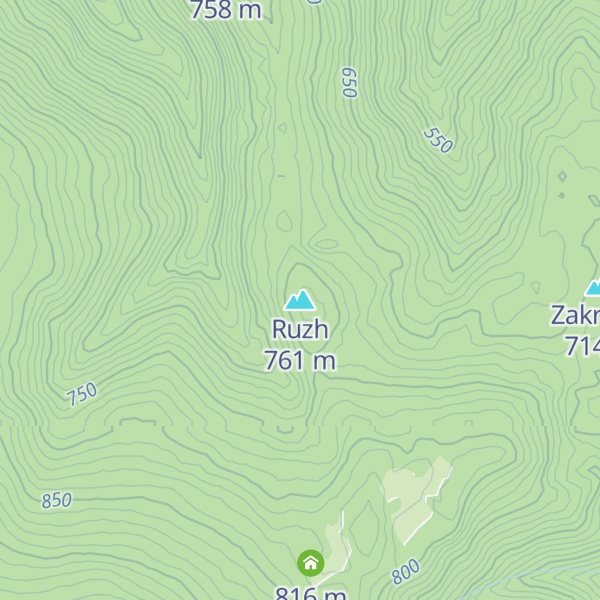 Map of Ruzh